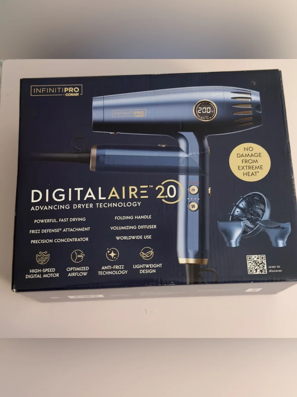 BNIB Conair InfinitiPro DigitalAire 2.0